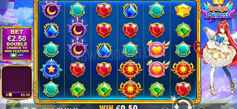 Starlight Princess slot gameplay