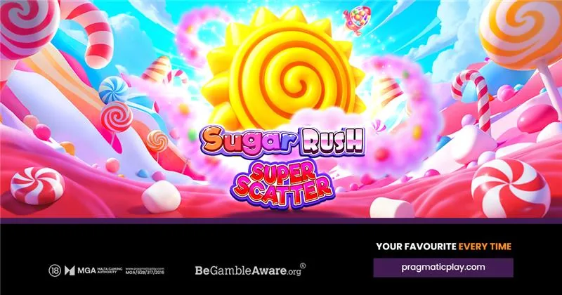 Sugar Rush Super Scatter — official Pragmatic Play banner