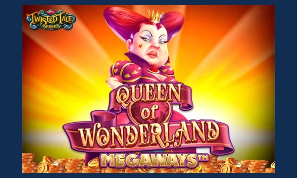 Queen of Wonderland Megaways slot logo