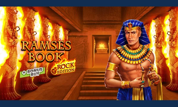 Ramses Book Deluxe slot artwork by GAMOMAT
