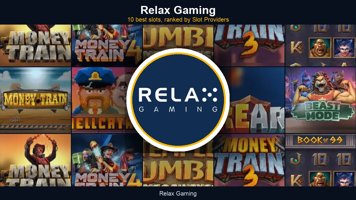 Relax Gaming - best slots at a glance
