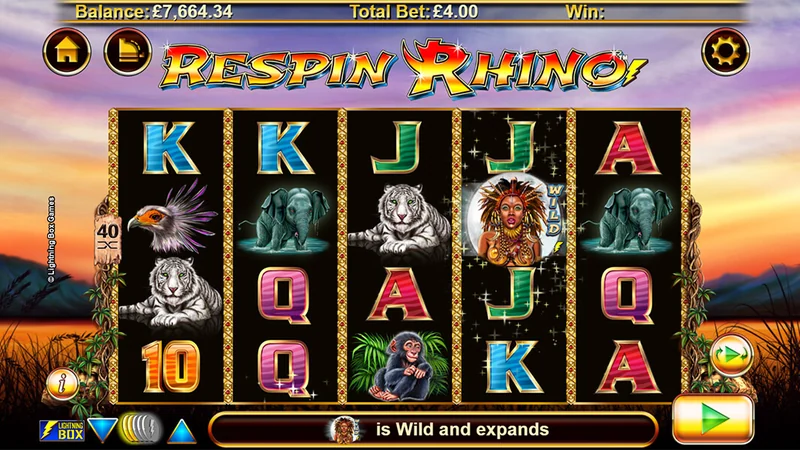 Respin Rhino gameplay screenshot