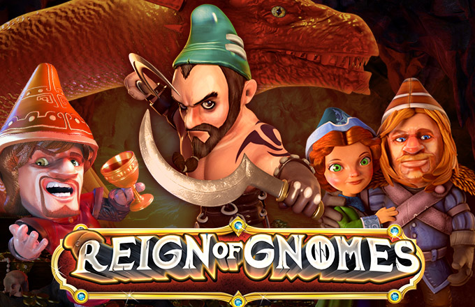 Reign of Gnomes slot logo