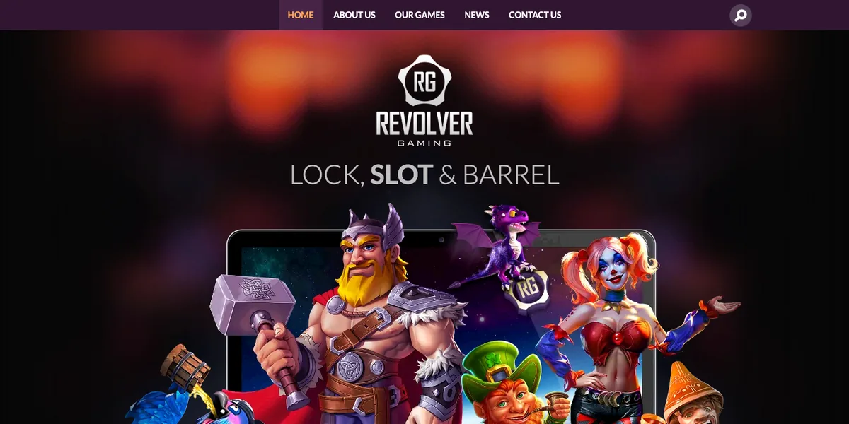 Revolver Gaming's official website, revolvergaming.com