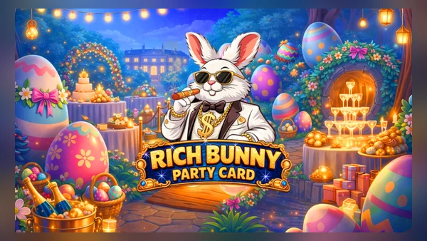 Rich Bunny Party Card complete branded game thumbnail