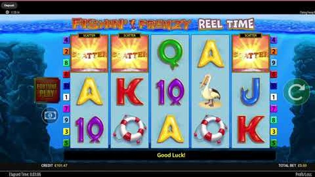 Fishin' Frenzy Reel Time gameplay video