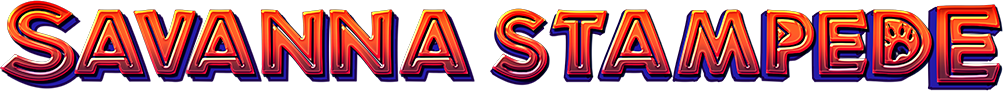 Savanna Stampede slot logo