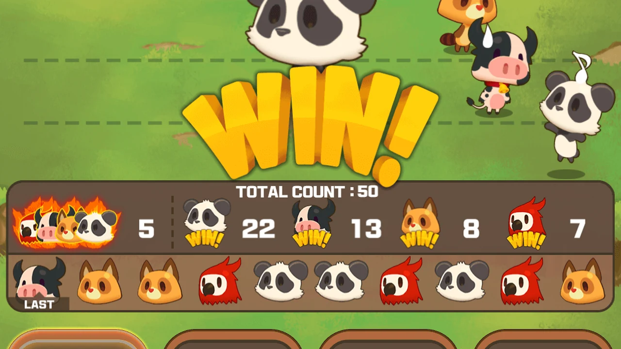 Safari Race loaded gameplay interface with active controls visible