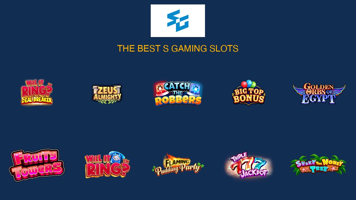 S Gaming's best slots — Will it Ring? Deal Breaker, Zeus Almighty, Catch The Robbers and more, ranked by All Slot Providers