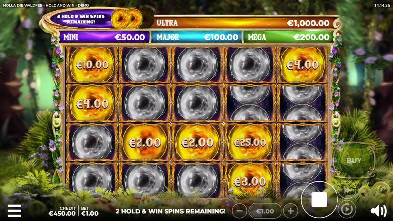 Holla Die Waldfee Hold & Win gameplay