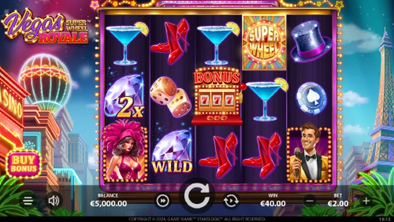 Vegas Royale Super Wheel gameplay