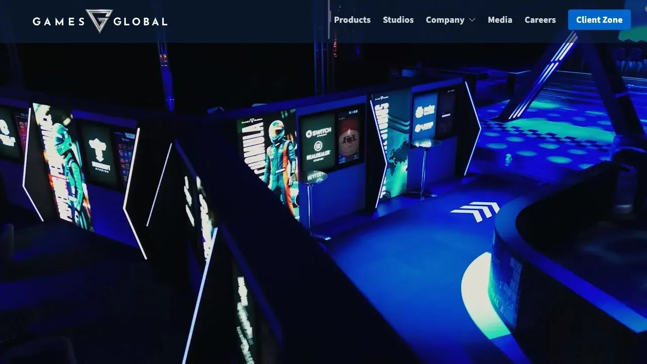 Slingshot Studios official website and game portfolio