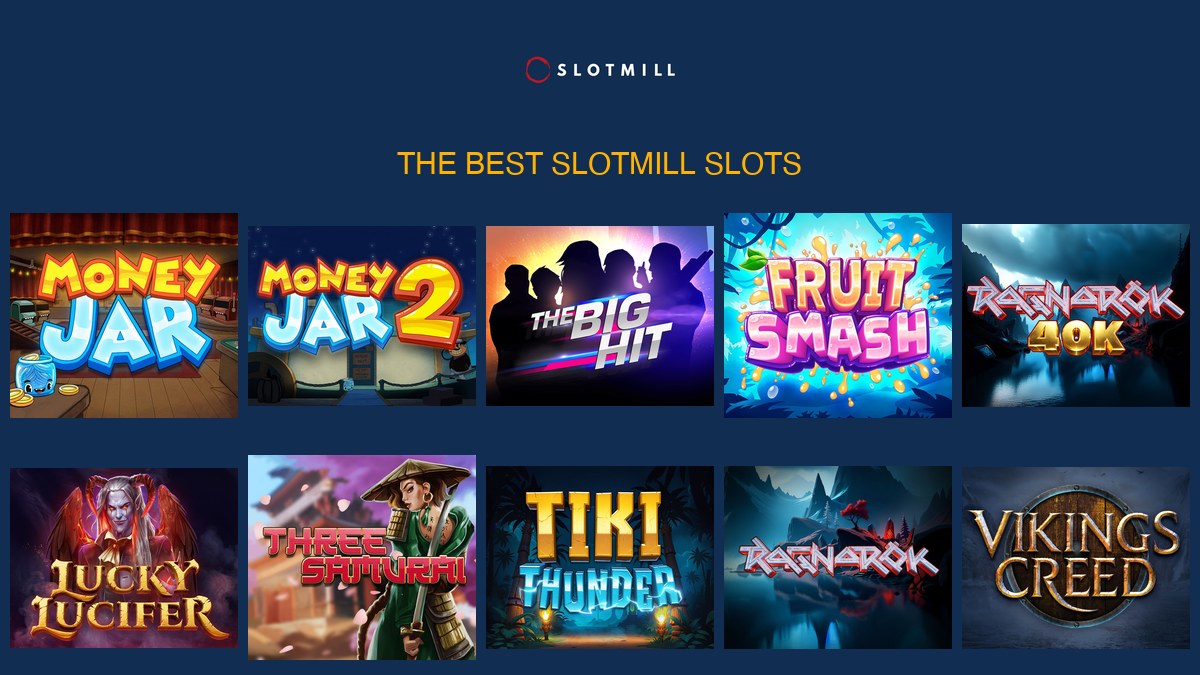 Slotmill's best slots — Money Jar, The Big Hit, Ragnarok 40K and more, ranked by All Slot Providers