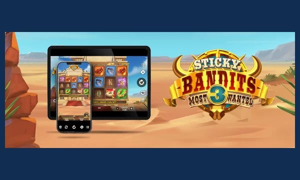 Sticky Bandits 3 Most Wanted slot logo