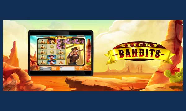 Sticky Bandits slot logo