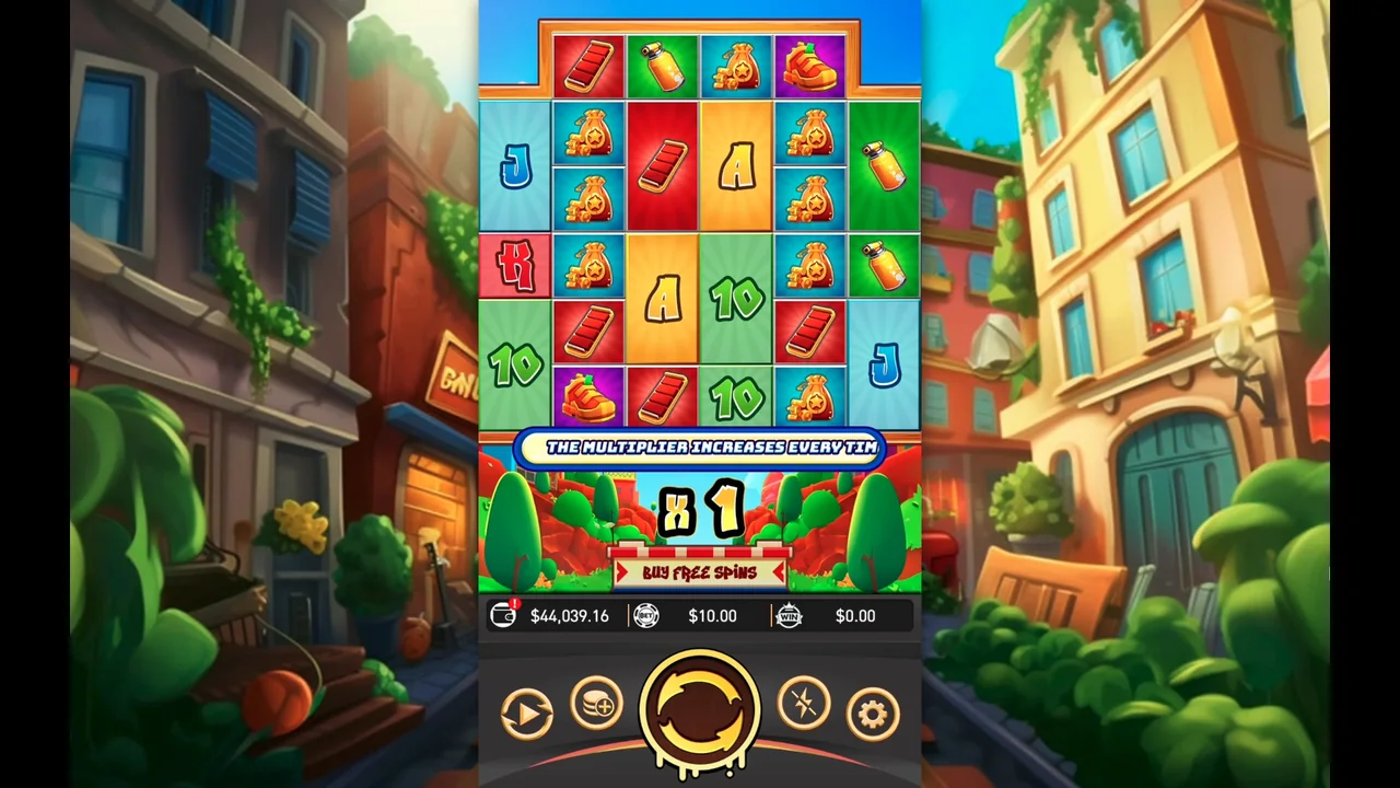 Subway Runner official loaded gameplay interface with active controls visible