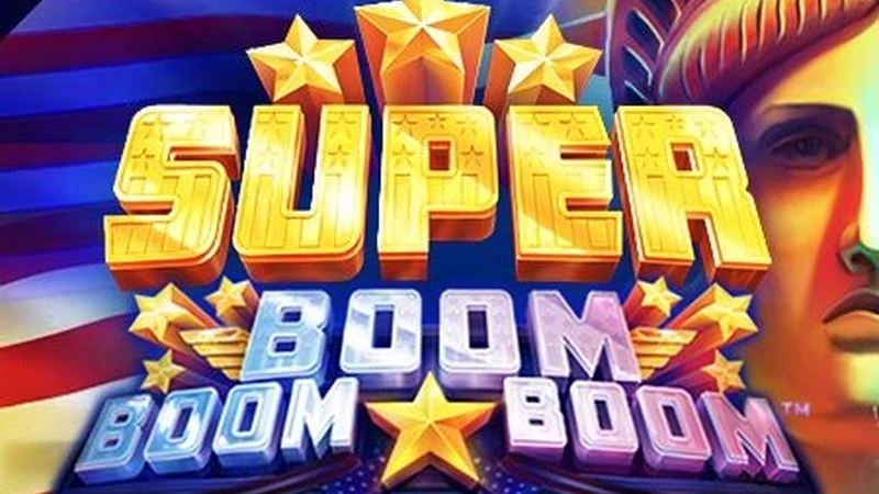 Super Boom Boom Boom slot key art — Americana themed sequel