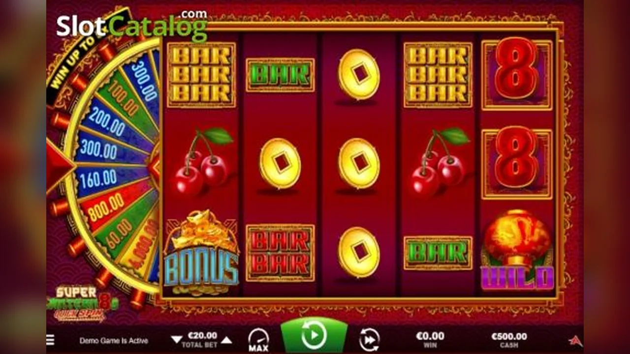 Super Lantern 8s gameplay showing the game interface
