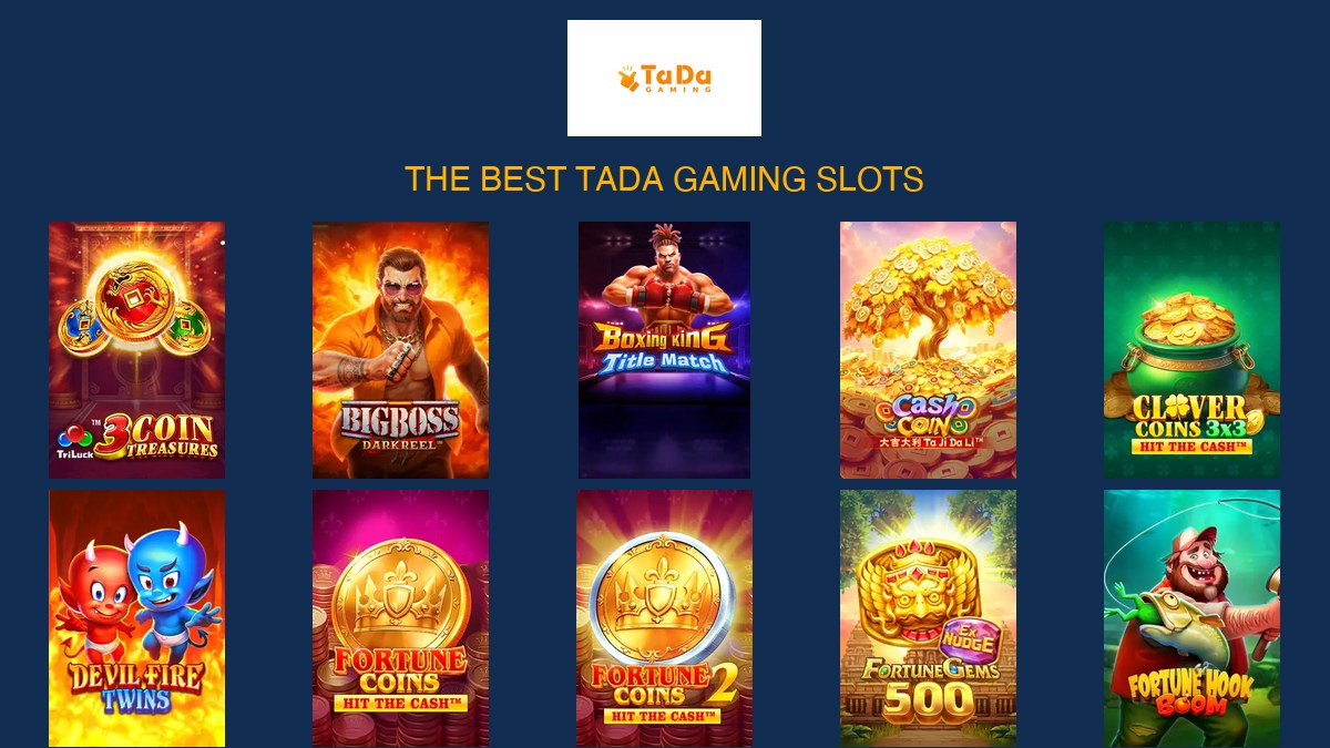 TaDa Gaming's best slots — Fortune Coins, Fortune Hook Boom, Big Boss and more, ranked by All Slot Providers