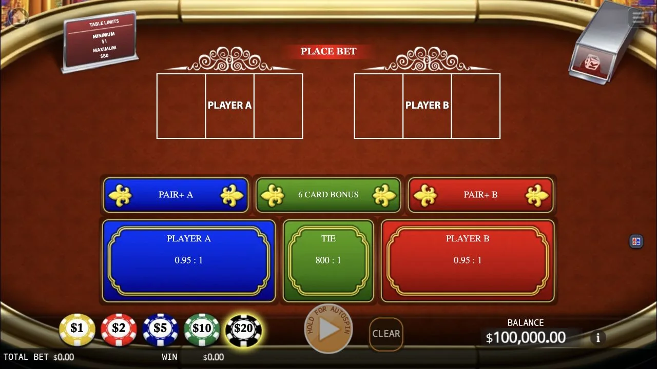 Teen Patti 20-20 gameplay showing the full game interface