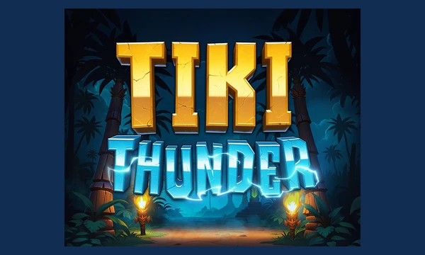 Tiki Thunder slot logo