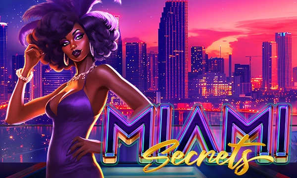 Miami Secrets slot key art
