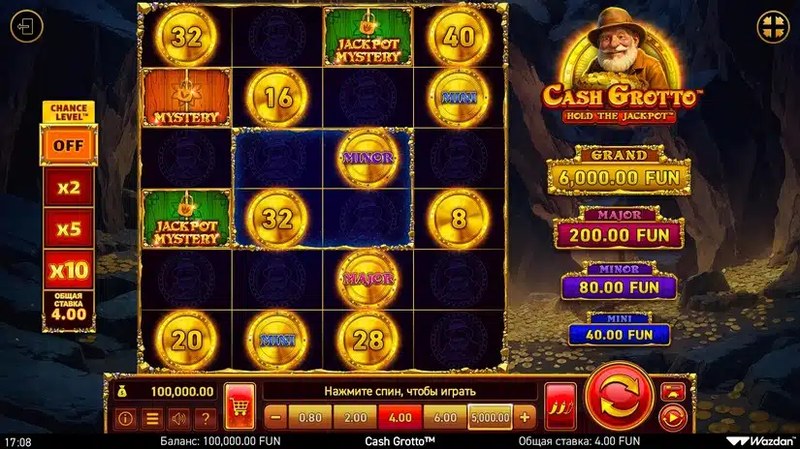 Cash Grotto gameplay