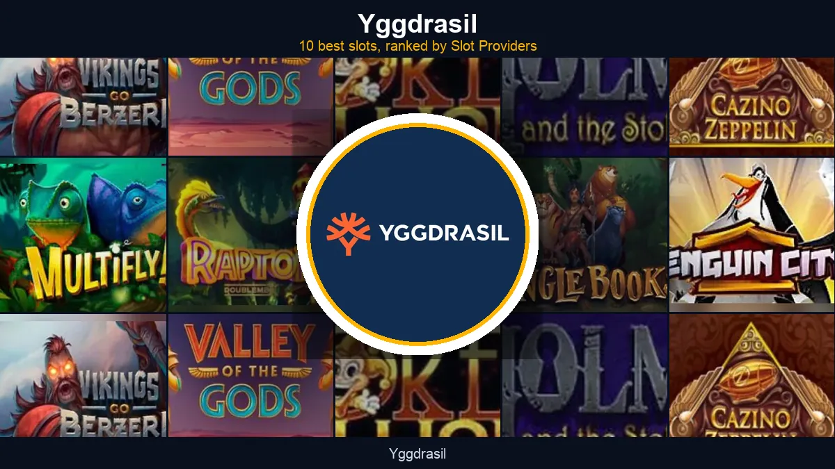 Yggdrasil - best slots at a glance