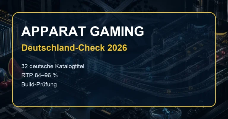 Apparat Gaming Deutschland-Check 2026