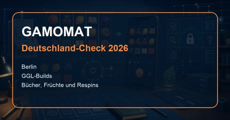 GAMOMAT Deutschland-Check 2026
