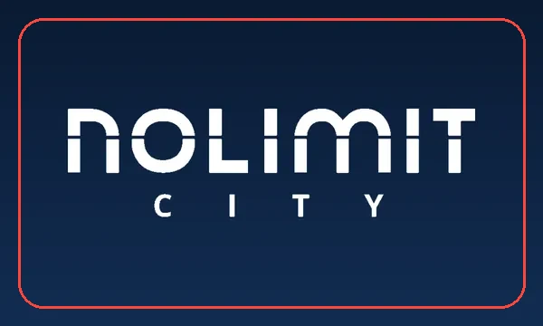 Nolimit City-Logo auf redaktionellem Hintergrund