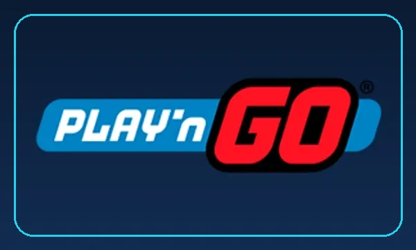 Play'n GO-Logo auf redaktionellem Hintergrund