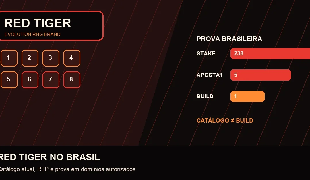 Red Tiger no Brasil: Jogos, RTP e Evolution